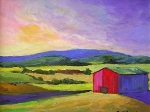 Patti Lane - Hay at Sunset