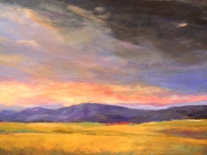 Patti Lane - Hay at Sunset