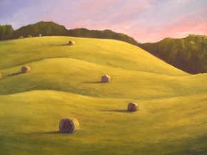 Patti Lane - Hay at Sunset