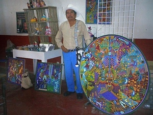 Silver Eagle Artist Bearer - Casa Huichol