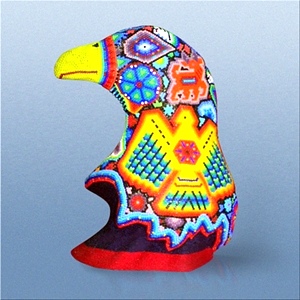 Silver Eagle Artist Bearer - Casa Huichol