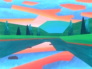 Alicia Surveyer - Abstract Landscape III