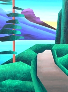 Alicia Surveyer - Abstract Landscape III