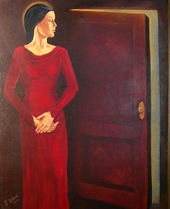 Joyce DiBona - Woman In Red