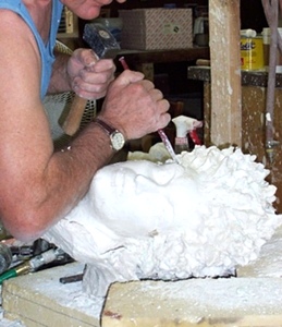 Barry Baldwin - Fallen Angel Head in Progress