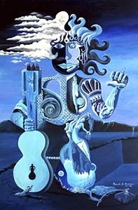 Rigoberto Antonio Guerrero - Blue Woman