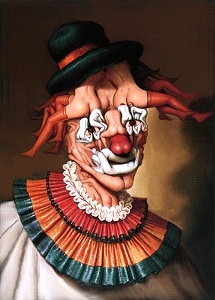 L'Are Etonnant D'Andre Martins de Barros - Le clown aux nues