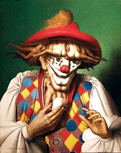 L'Are Etonnant D'Andre Martins de Barros - Le clown aux nues