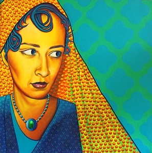 Artist Leila Zafar - Excellent Artist From Iran