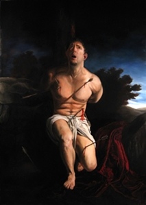 Artist Eric Armusik - Self Portrait as St. Sebastian