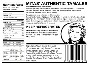 Mitas' Authentic Tamales - Take #144