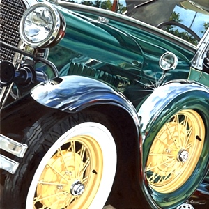 1936 Ford Roadster | Artist Bobbie Crews