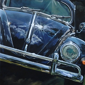 Artist Bobbie Crews | 1941 Buick Classic Car Painting